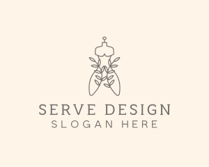 Sustainable Fashion Dress logo design