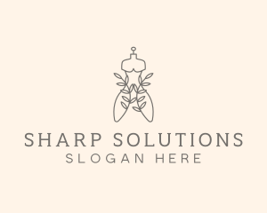 Sustainable Fashion Dress logo design