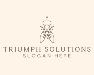 Sustainable Fashion Dress logo design