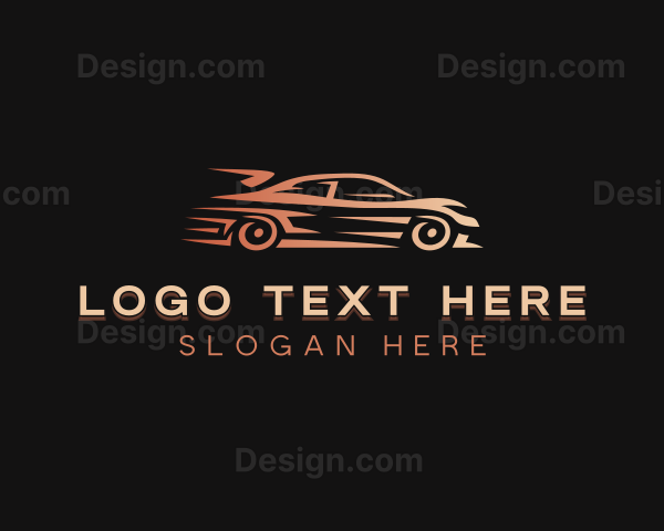 Race Car Vehicle Logo