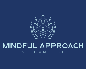 Yoga Zen Mindfulness logo design