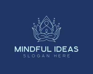 Yoga Zen Mindfulness logo design