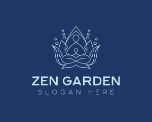 Yoga Zen Mindfulness logo design