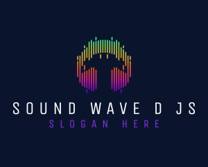 Music Sound Headphone logo design