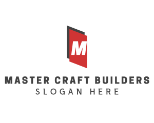 Builder Door Structure  logo design