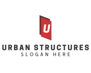 Builder Door Structure  logo design