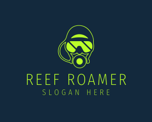 Scuba Diver Snorkel  logo