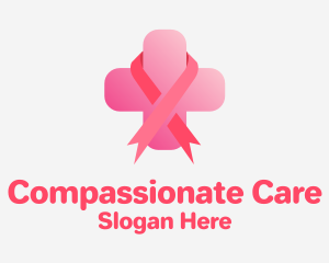 Breast Cancer Cross logo design