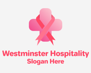 Breast Cancer Cross logo design