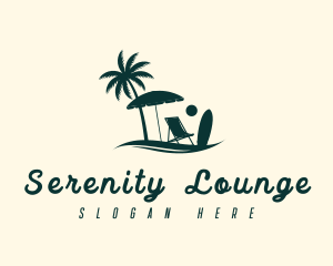 Summer Beach Chair logo design