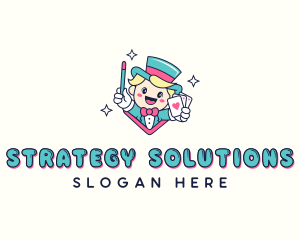 Party Event Magician  logo design