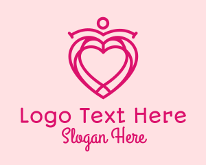 Heart Pendant Outline  logo