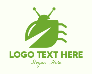 Green Leaf Bug logo