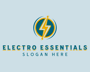 Electrical Bolt Electricity logo