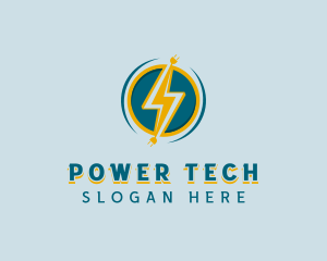 Electrical Bolt Electricity logo