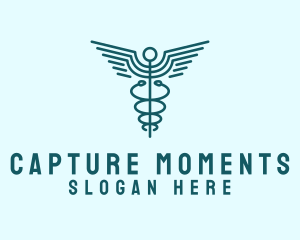 Medical Healthcare Caduceus Logo