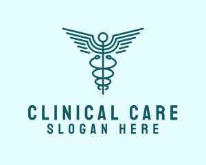 Medical Healthcare Caduceus logo