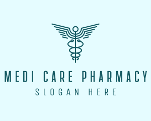 Medical Healthcare Caduceus logo