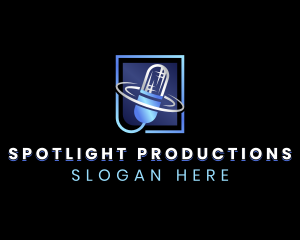 Podcast Recording Production logo design