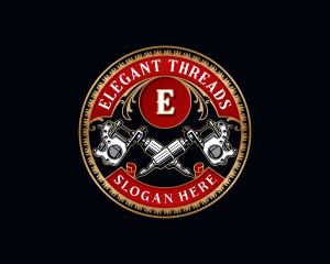 Elegant Tattoo Machine logo