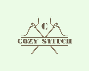 Sewing Needle Tailoring logo design