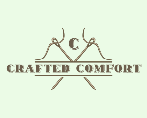 Sewing Needle Tailoring logo design