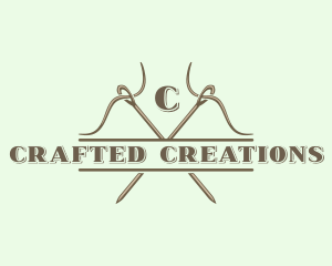 Sewing Needle Tailoring logo design