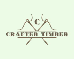 Sewing Needle Tailoring logo design