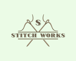 Sewing Needle Tailoring logo design