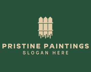 Fencing Paint Repair logo design