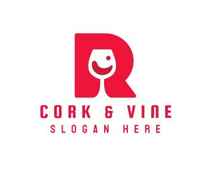 Wine Letter R logo