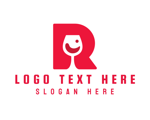 Red And White logo example 2