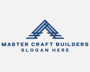 House Roof Builder logo design