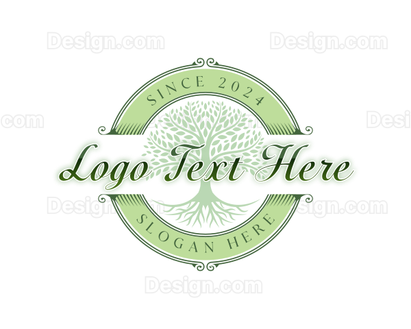 Orchard Tree Root Logo