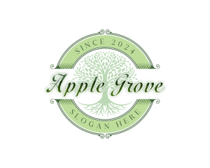 Orchard Tree Root logo design