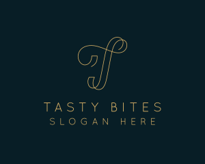 Elegant Boutique Letter T logo design