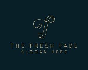 Elegant Boutique Letter T logo design