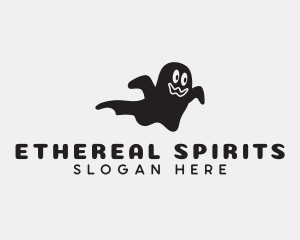 Spooky Ghost Spirit logo design