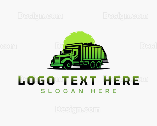 Garbage Dump Truck Logo