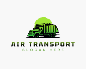 Garbage Dump Truck logo design