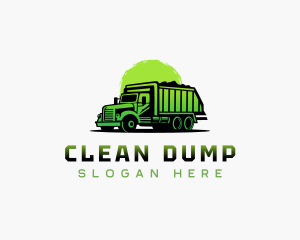 Garbage Dump Truck logo design