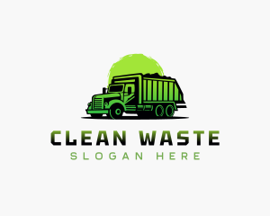 Garbage Dump Truck logo design