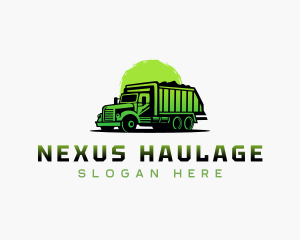 Garbage Dump Truck logo design