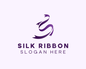 Ribbon Business Letter S logo design