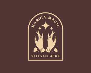 Mystic Boho Hand logo design