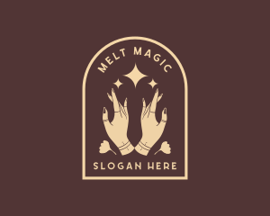 Mystic Boho Hand logo design