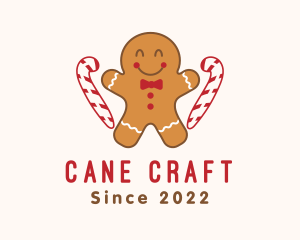 Gingerbread Man Candy logo design