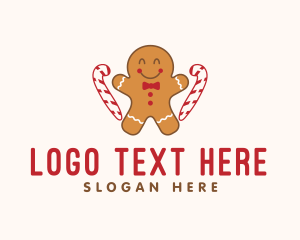 Gingerbread Man Candy logo