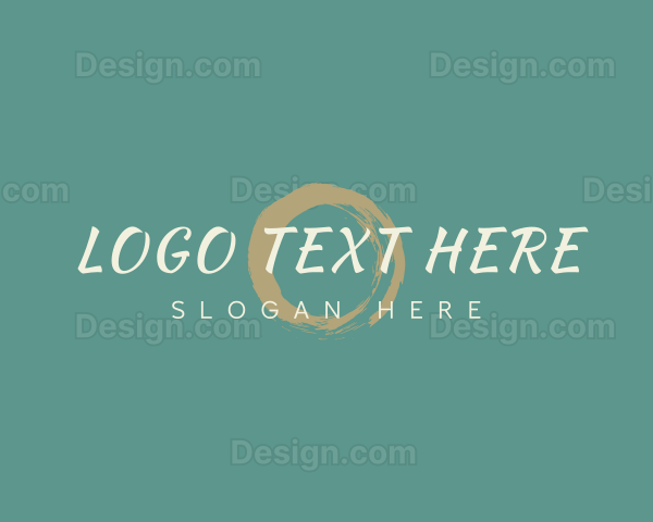 Luxury Store Brush Logo