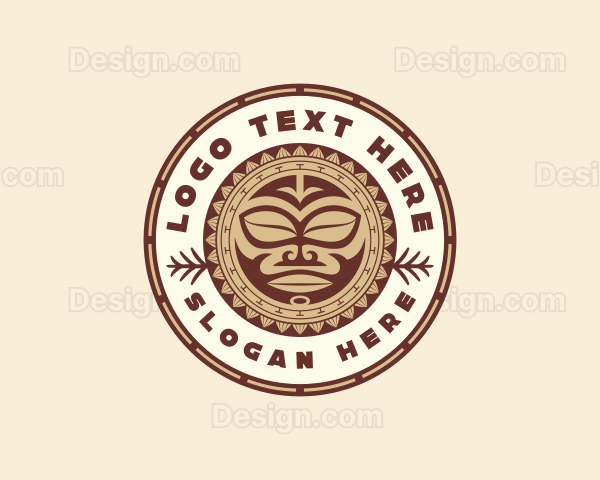 Polynesian Tribal Tattoo Logo